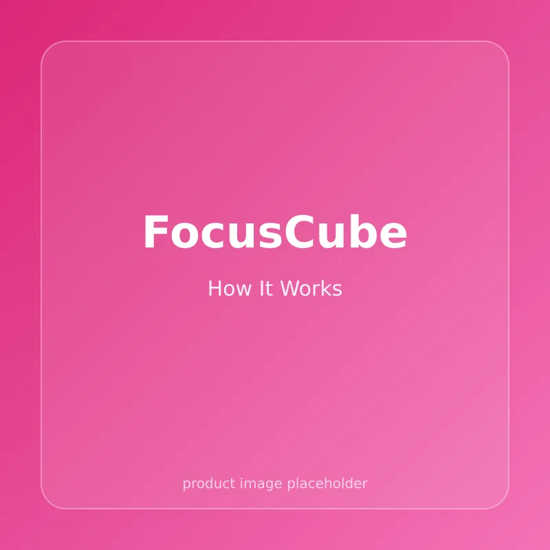 How FocusCube works